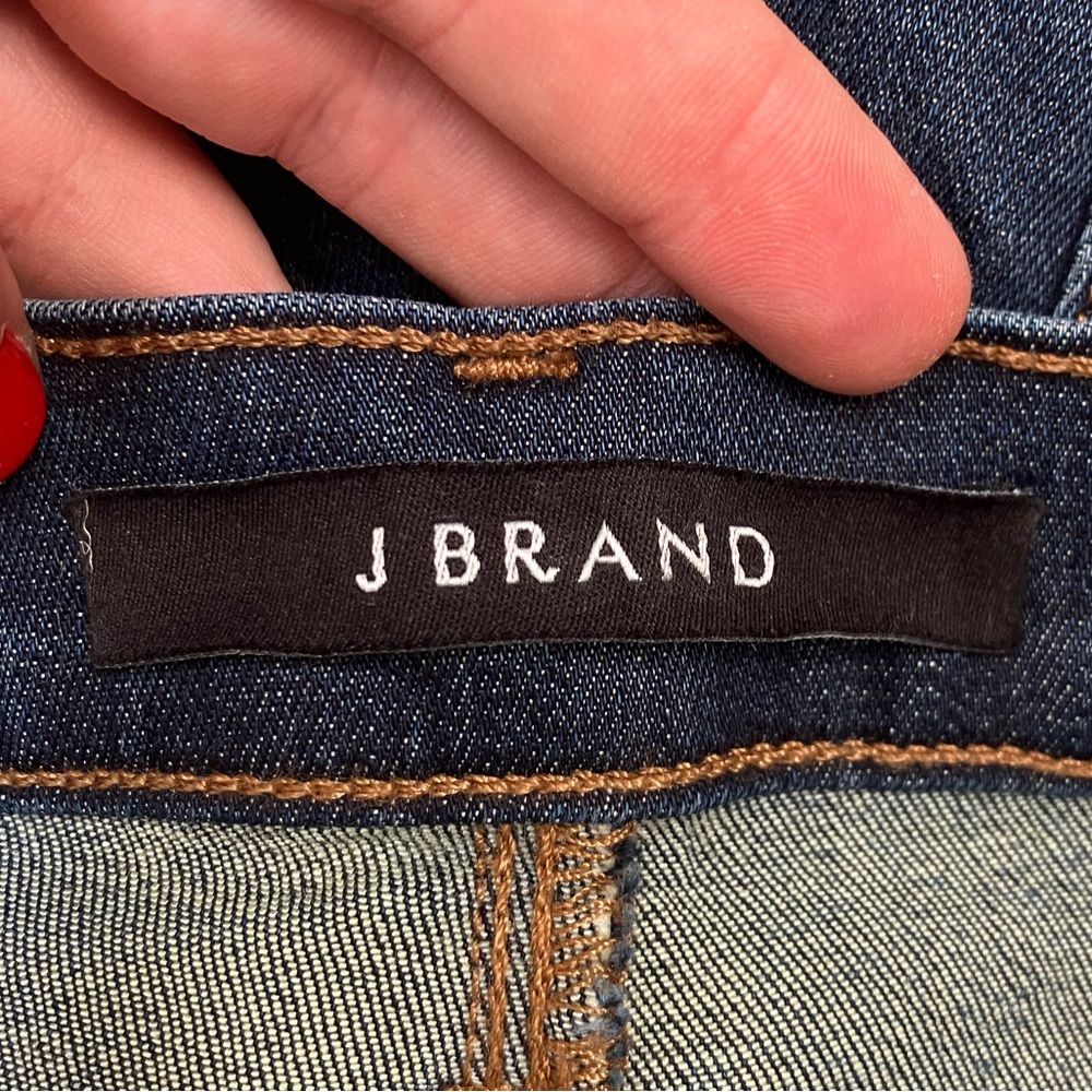 J Brand Dark Wash Bootcut Stretch Denim Jeans Women's Size 26 - Picture 6 of 7
